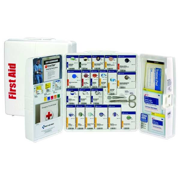 Bulk First Aid Cabinet, Plastic, 50 Person