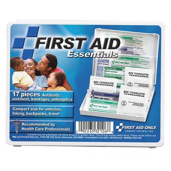 Bulk First Aid kit, Plastic, 5 Person