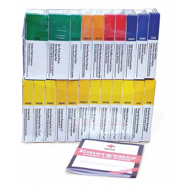 Bulk First Aid Kit Refill, Cardboard, 75 Person