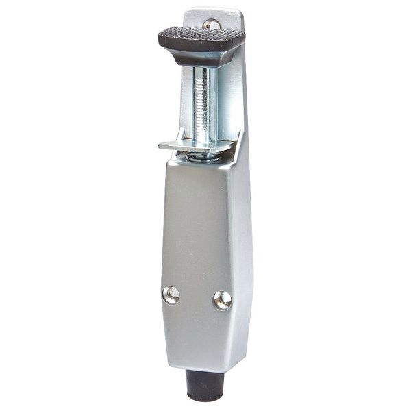 Plunger Door Holder, Cast Zinc, Sliver, 7-3/4
