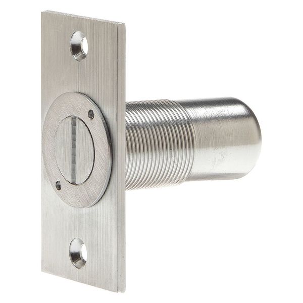 Lockable Dust Proof Strike, Satin Chrome