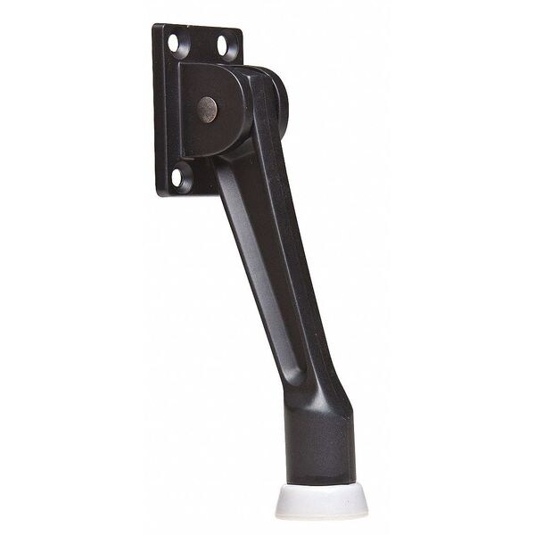 Lever Door Holder, Cast Zinc, Black, 5