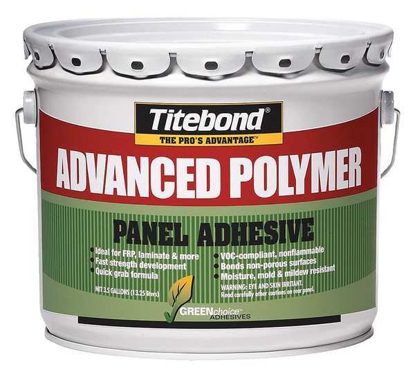 Panel Adhesive, GREENchoice Advanced Polymer Series, Tan, 3.5 gal, Pail