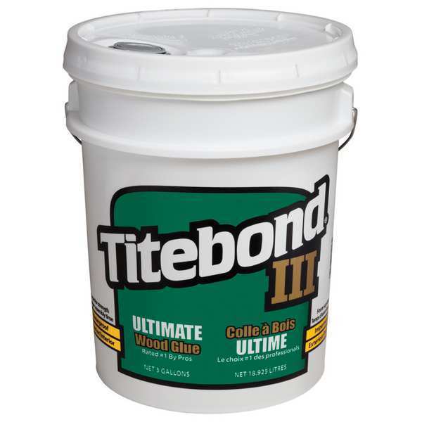 Wood Glue, III Ultimate Series, Tan, 24 hr Full Cure, 5 gal, Pail