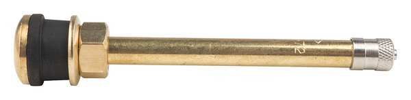 Clamp-In Truck Tire Valve, 3-29/32in, PK10