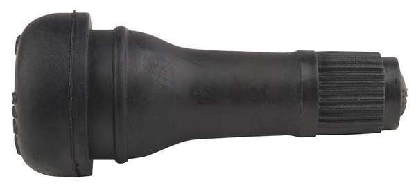 Tubeless Tire Valve, 1-1/4inL, Rubber, PK10