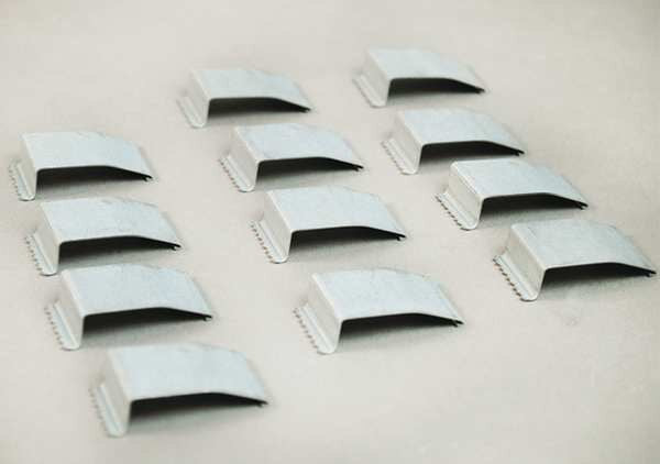 Wire Clip Fitting, Gray, Steel