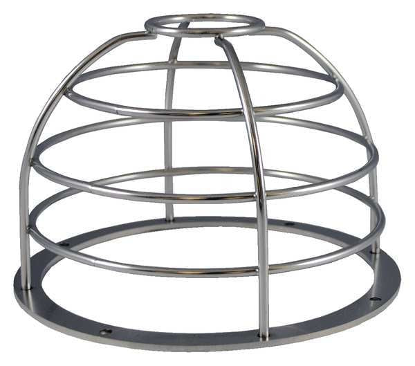 Dome Guard, Black, 8-53/64in.Wx9-7/64in.H