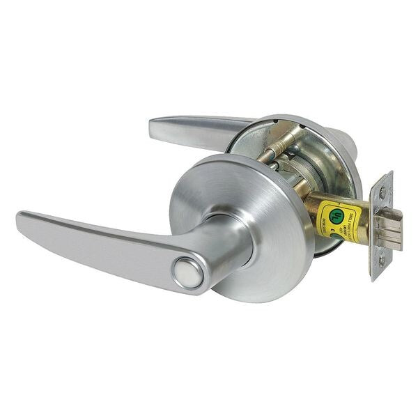Lever Lockset, Mechanical, Privacy, Grd. 1