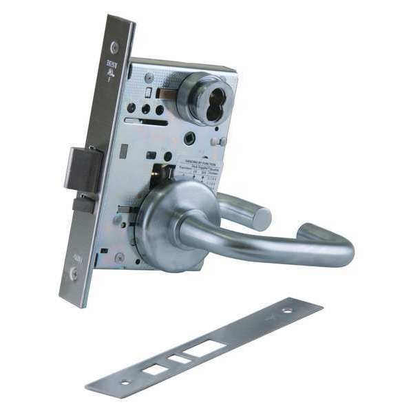 Mortise Lockset, Lever, 40H Series, 40H Rose, Mech.