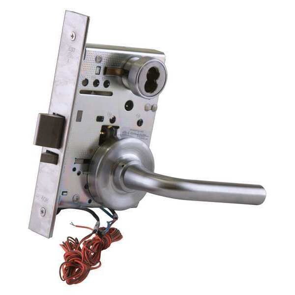 Mortise Lockset, Lever, 40H Ser., 40H Rose, Store, Elec.