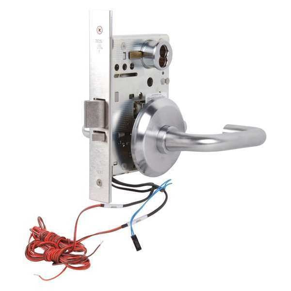 Mortise Lockset, Lever, 40H Ser., 40H Escutcheon, Store, Elec.