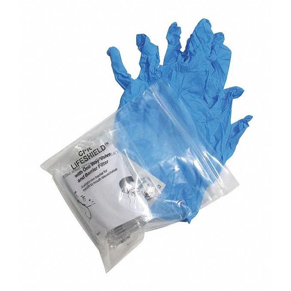 Unitized CPR Kit Refill, Plastic