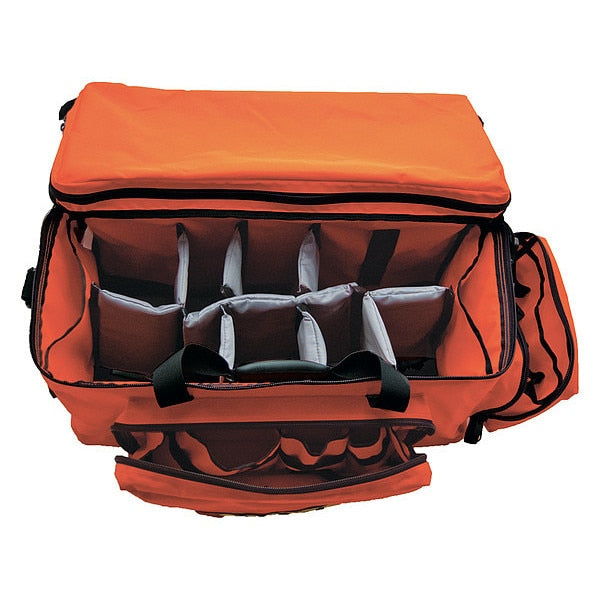 Trauma Response Bag, Nylon Cordura, Orange, 10 in Height