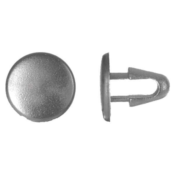 Push-In Rivet, Dome Head, 5 mm Dia., 11 mm L, Nylon Body, 50 PK