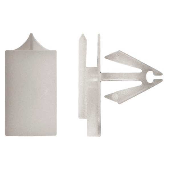 Push-In Rivet, 23/64 in Dia., 14 mm L, Nylon Body, 15 PK