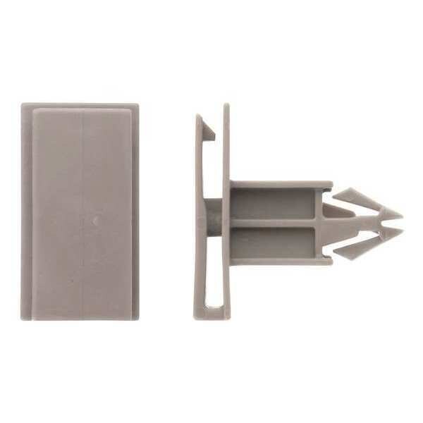 Push-In Rivet, 7/16 in Dia., 1-1/4 in L, Nylon Body, 15 PK