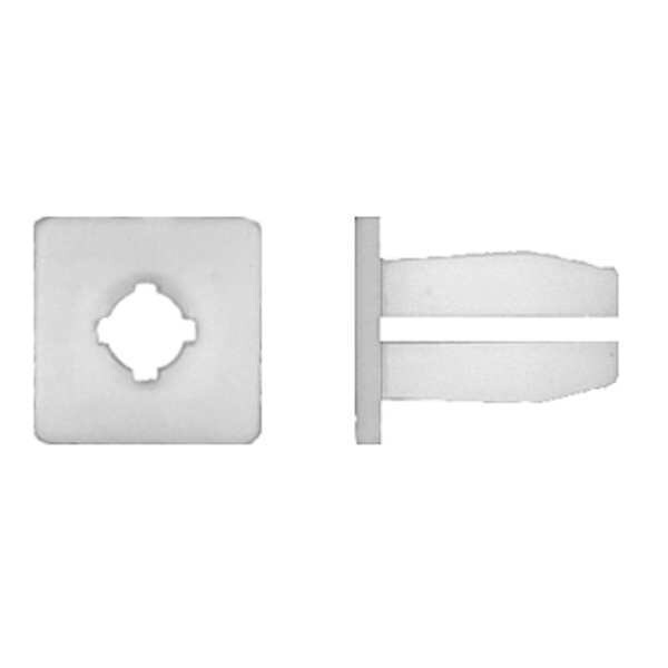 Grommet, 0.25 OD, Nylon, PK50