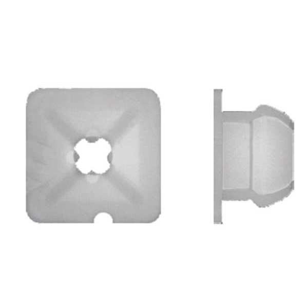 Grommet, 0.343 OD, Nylon, PK50