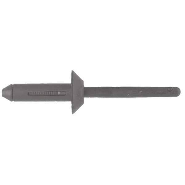 Blind Rivet, Dome Head, 13/64 in Dia., 13/16 in L, Nylon Body, 25 PK