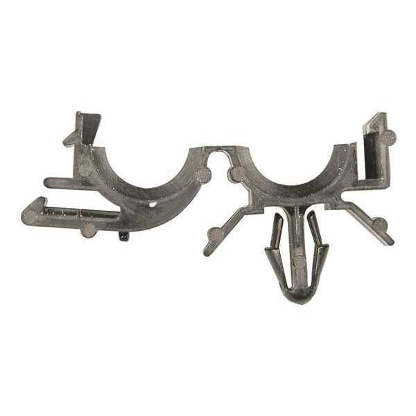 Push-In Rivet, 13/32 in Dia., Nylon Body, 25 PK
