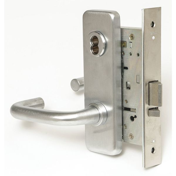 Mortise Lockset, 40H Escutcheon, Ser. 40H, Grd. 1, Storeroom
