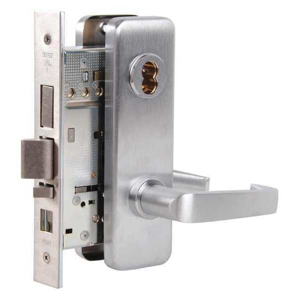 Mortise Lockset, Lever, 40H Ser., 40H Escutcheon, Dorm, Mech.