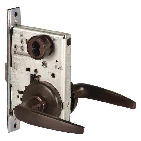 Mortise Lockset, Lever, 40H Ser., 40H Rose, Dorm, Mech.