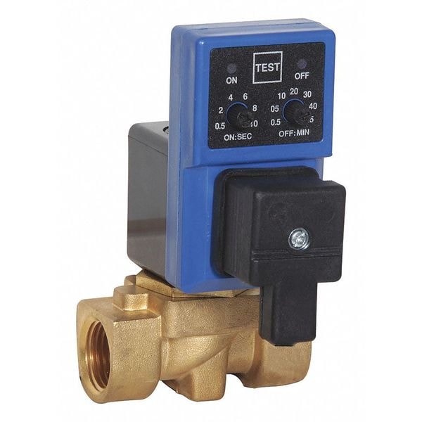 Auto Drain Valve, 115V, 1/2