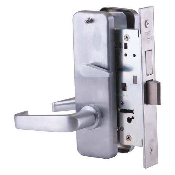 Lever Lockset, Mechanical, Privacy, Grd. 1