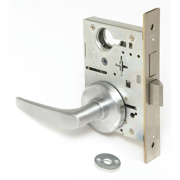 Mortise Lockset, Lever, 40H Rose, Series 40H, Grd. 1, Privacy