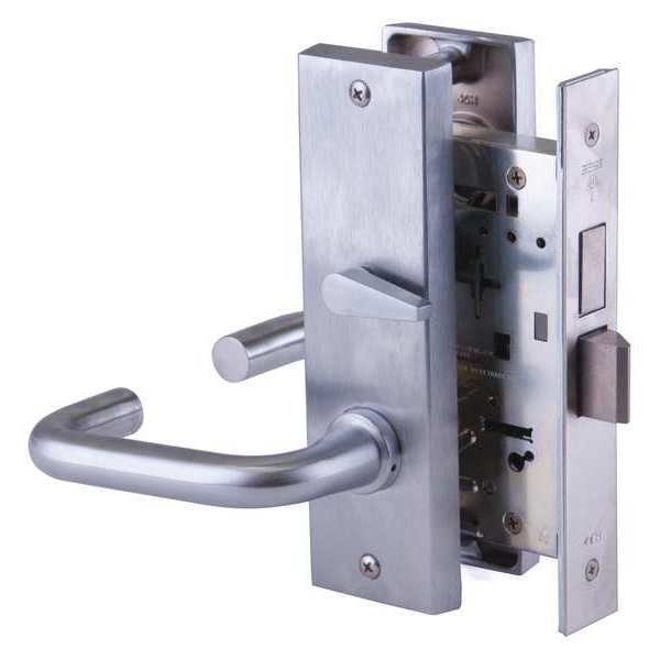 Lever Lockset, Mechanical, Privacy, Grd. 1