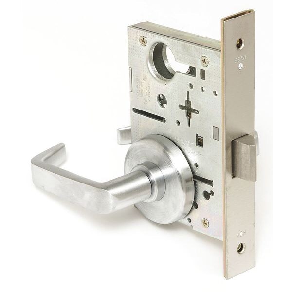Mortise Lockset, Lever, 40H Rose, Series 40H, Grd. 1, Passage