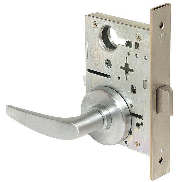 Mortise Lockset, Lever, 40H Rose, Series 40H, Grd. 1, Passage