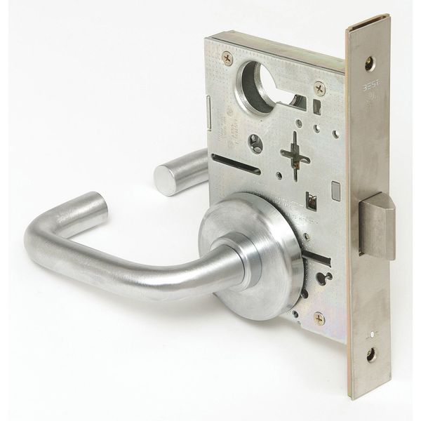 Mortise Lockset, Lever, 40H Rose, Series 40H, Grd. 1, Passage