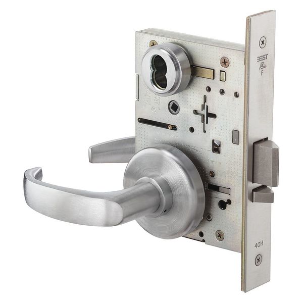 Mortise Lockset, Lever, 40H Ser., 40H Rose, Class, Mech.