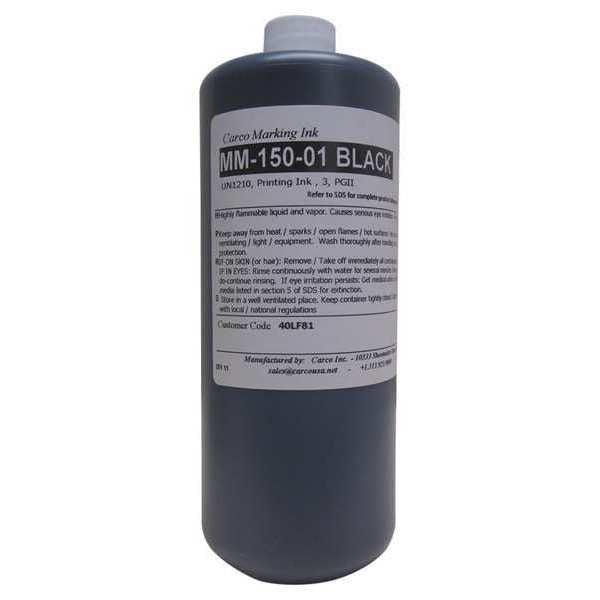 Marking Ink, Pigment, Blck, 30 to 60 sec