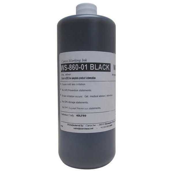 Marking Ink, Dye Type, Blck, 5 to 15 min.