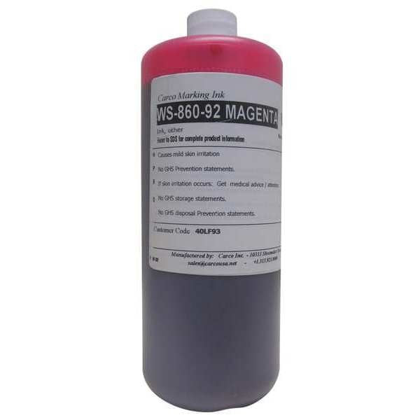 Marking Ink, Dye Type, Magenta, 5 to 15 min