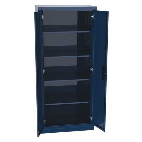 16 ga. Steel Storage Cabinet, 36 in W, 72 in H, Stationary