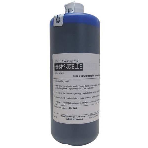 Marking Ink, Dye Type, Blue, 15 to 20 min.