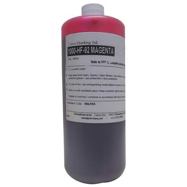 Marking Ink, Dye, Magenta, 15 to 20 min