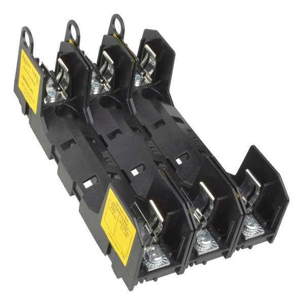 Fuse Block, 30A, 600V, PressurePlate, 3Poles