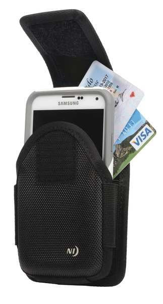 Universal Hard Shell Phone Case, Nylon, Black