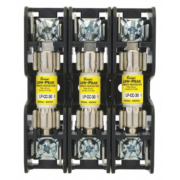 Fuse Block, 30A, PressurePlate, 14 to 2AWG