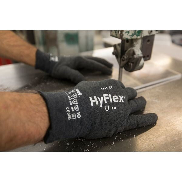 Cut Resistant Coated Gloves, A4 Cut Level, Nitrile, S, 1 PR