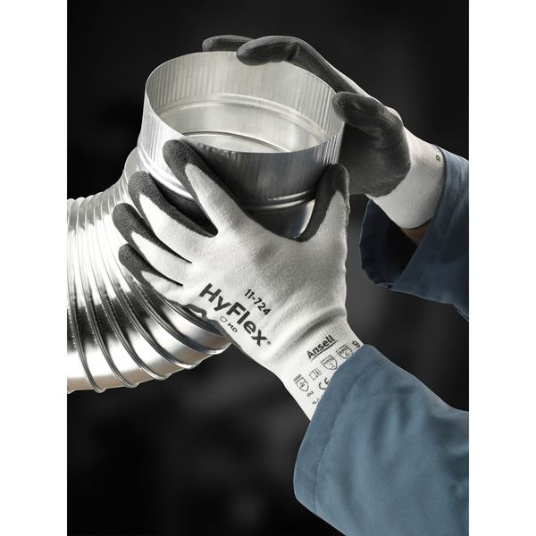Cut Resistant Coated Gloves, A2 Cut Level, Polyurethane, S, 1 PR