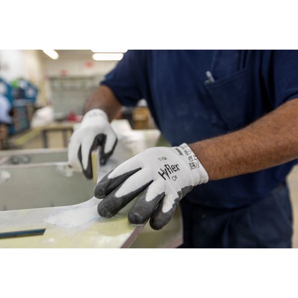 Cut Resistant Coated Gloves, A2 Cut Level, Polyurethane, S, 1 PR