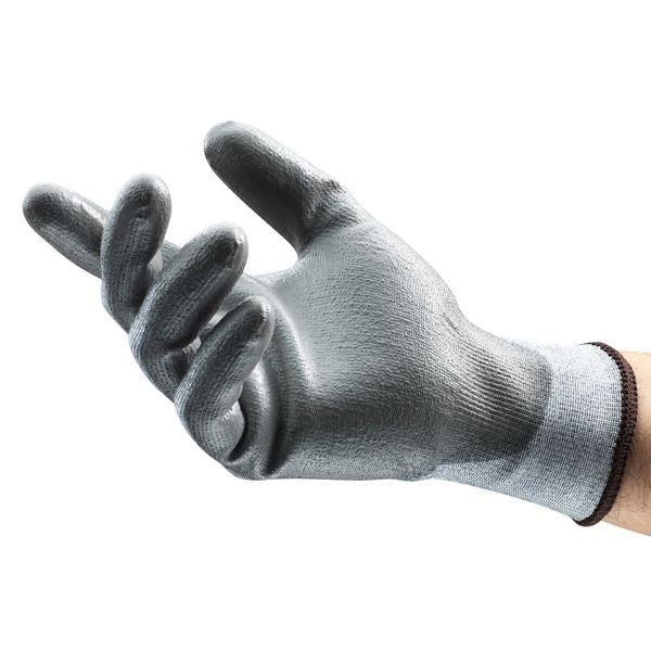 Cut Resistant Coated Gloves, A2 Cut Level, Polyurethane, S, 1 PR