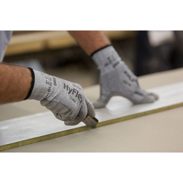 Cut Resistant Coated Gloves, A2 Cut Level, Polyurethane, L, 1 PR
